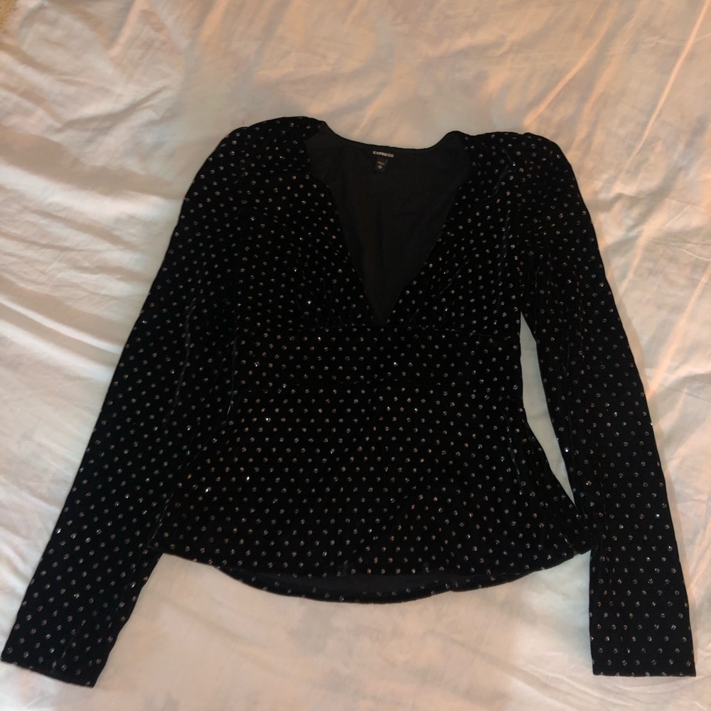 Velvet Sparkly Express blouse